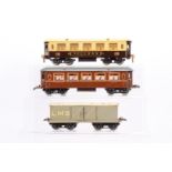 Hornby 0 gauge No 2 Rolling Stock, a largely re-finished No 2 Pullman coach, with replacement