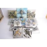 Amercom Magazine Issue Aircraft Including Helicopters, all bubble packed 1:72 scale, WWII and