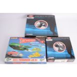 Matchbox Thunderbirds and Corgi James Bond Diecast Models, three boxed sets, Matchbox Thunderbirds