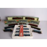 Lima Rivarossi and Playcraft British Outline HO Gauge, Lima 305 BR Passenger Set comprising blue