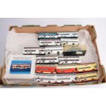 Modern Kitbuilt Far Eastern Buses, all unboxed diecast and plastic 1:76 scale double deck models,