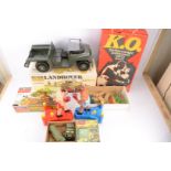Parker KO Heavyweight Boxing Game and boxed Action Man Accessories Parker Boxing game comprising two
