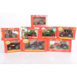 Britains 1:32 Scale Case IH and Fendt Tractors, a boxed collection, Case IH, 14774 CX80 (2) one with