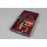 Various Scientific Instruments, Leitz microscope stage micrometer, in velvet-lined fitted case,