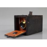 A Kodak No 2 Bulls Eye Special Box Camera, model 99, body G, some general scuffs and wear to