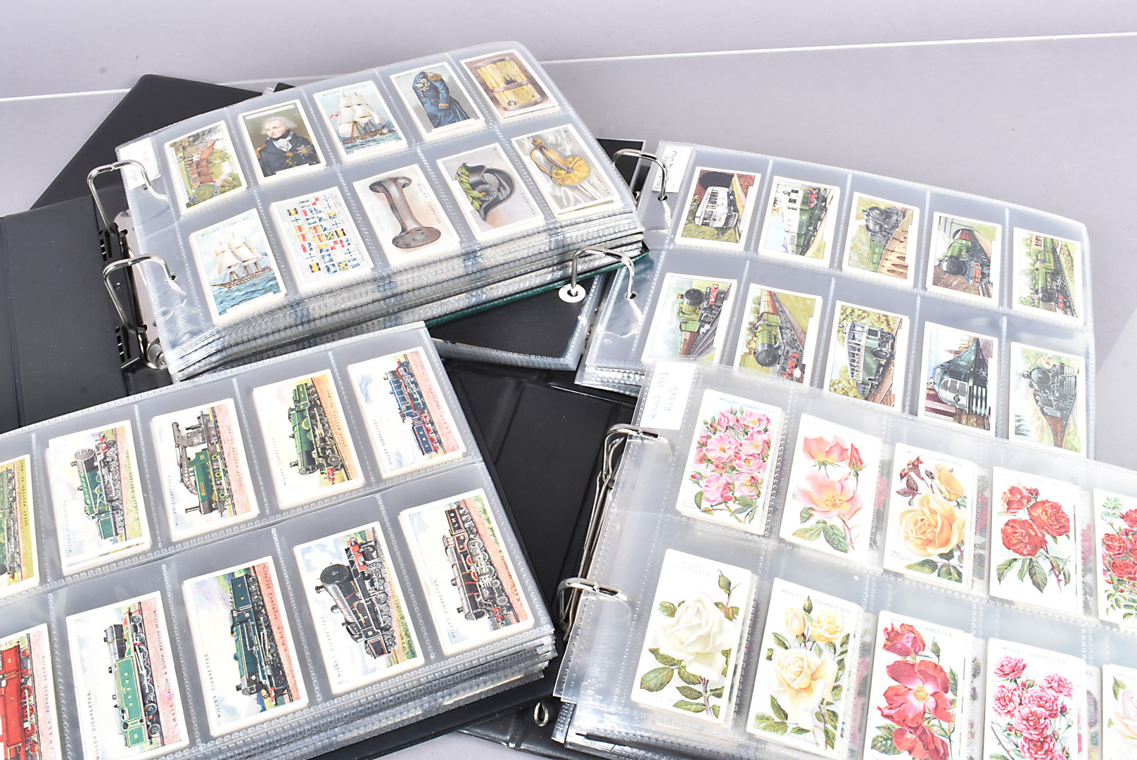 Pre-war Cigarette Card Collection, mainly sets, stored in leaves and ...