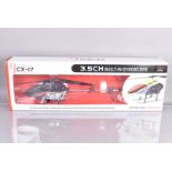 An RC Helicopter CX-17, the upgraded version with 3.5CH built in gyroscope, untested