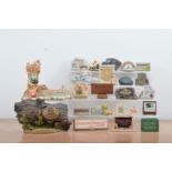 A large collection mainly ceramic advertising and other plaques, including Summer Breeze, Small