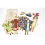 A Raphael Tuck & Sons Dolls for all Seasons Merry Marion Her Hats and Gowns, designed by Margaret
