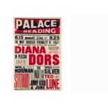 Diana Dors Stuthard Magic Poster 1953 Variety poster for the Palace Reading, June 1953, headlined by