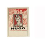 Hugo Magic Poster c' 1920's-30's Printed by Perfecta Press London, the poster presents an image of