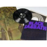 Black Sabbath LP, Master of Reality LP - Original UK release 1971 on Vertigo (6360 050) in Embossed,