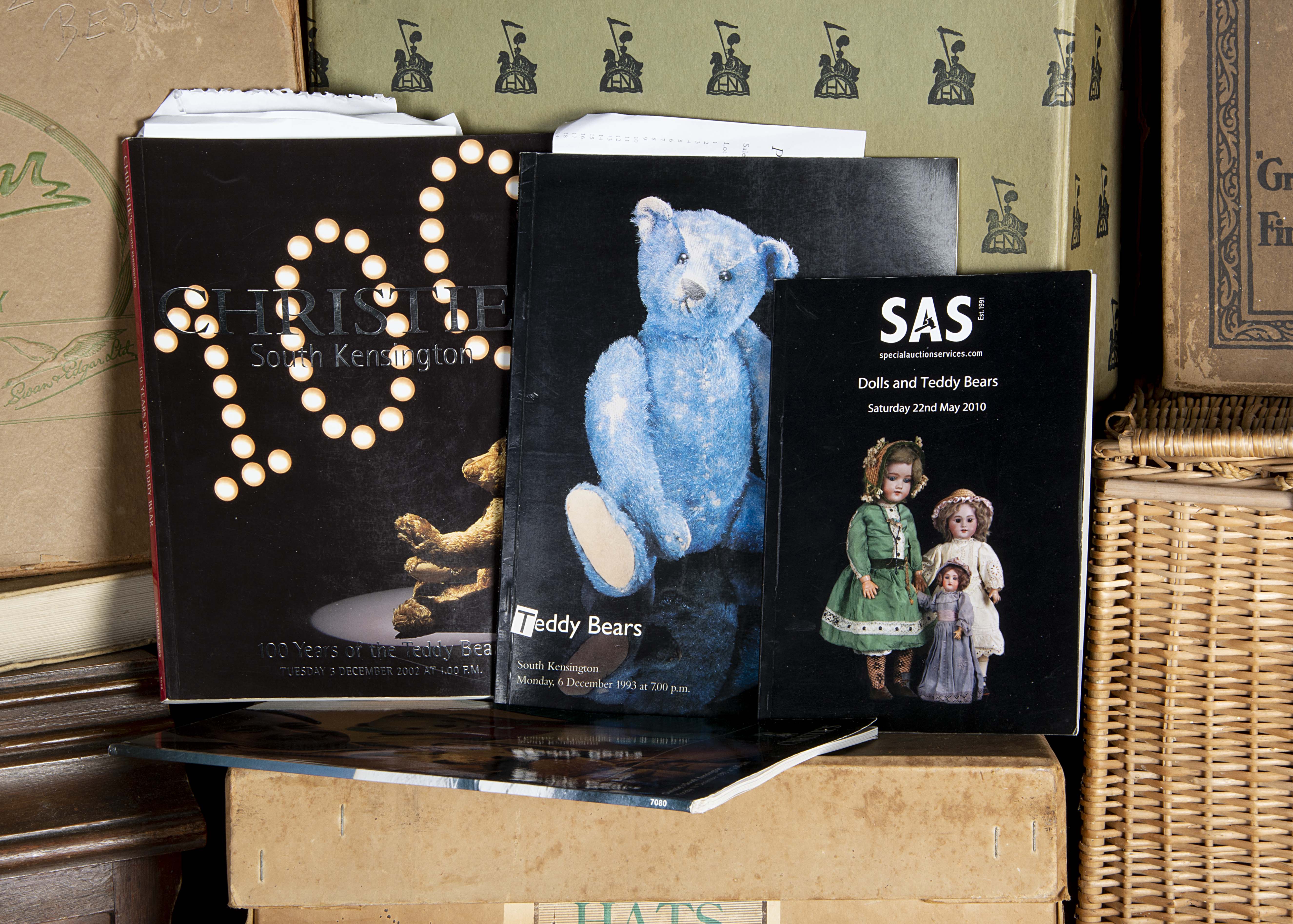 Christie’s and Special Auction Services Teddy Bear Catalogues, a near complete run of 1993 to 2007