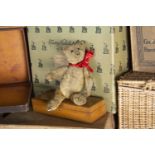 Bamford - a German Teddy Bear 1915-20, with golden mohair, black boot button eyes, pronounced