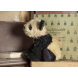 Ming - A Dean’s Rag Book Co walking Panda Bear circa 1949, with black and white mohair, clear and