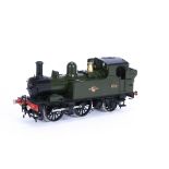 A modified Gauge 1 ex-GWR 14xx class 0-4-2 Tank Locomotive by Fine Scale Brass (San Cheng), finished