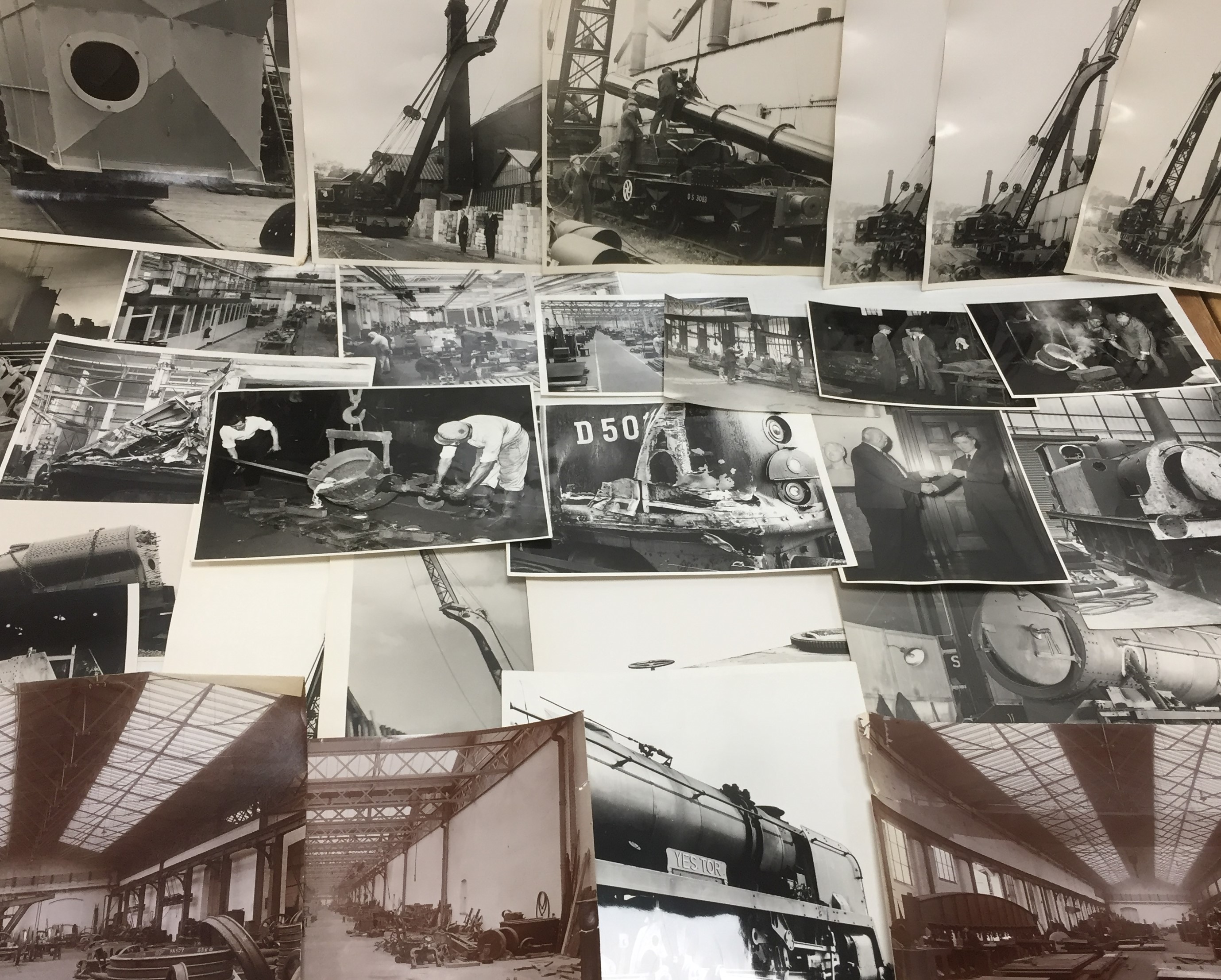 A Collection of Silver Print Photographs of the Southern Railway/BR(S) Eastleigh Railway Works - Image 3 of 8
