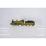 Kitbuilt 00 Gauge LSWR light olive green Jubilee Class A12 0-4-2 Locomotive and Tender, built to a