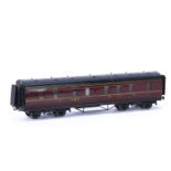 Exley 0 Gauge K5 LMS bogie Full Brake 31300, G-VG