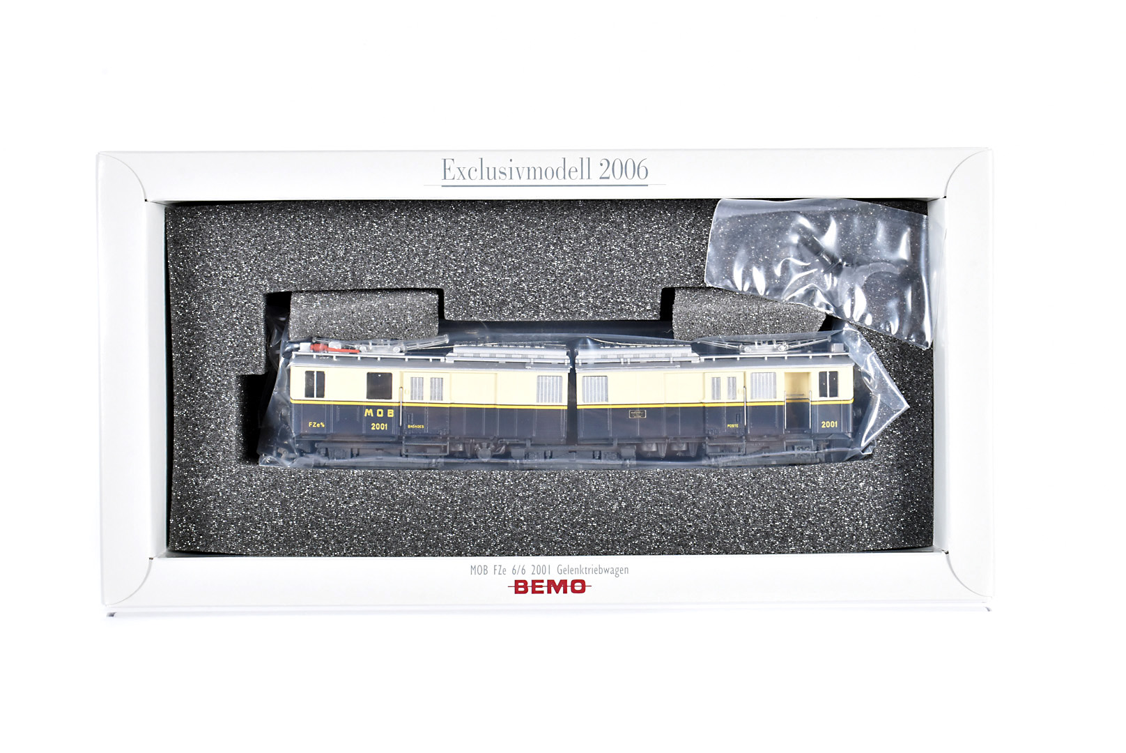 Bemo Exclusive Metal Collection 2006 H0m Gauge Articulated Electric Locomotive, boxed, with