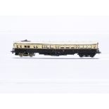 Kitbuilt 00 Gauge GWR chocolate and cream Steam Railcar, No 56, built to a very good standard and