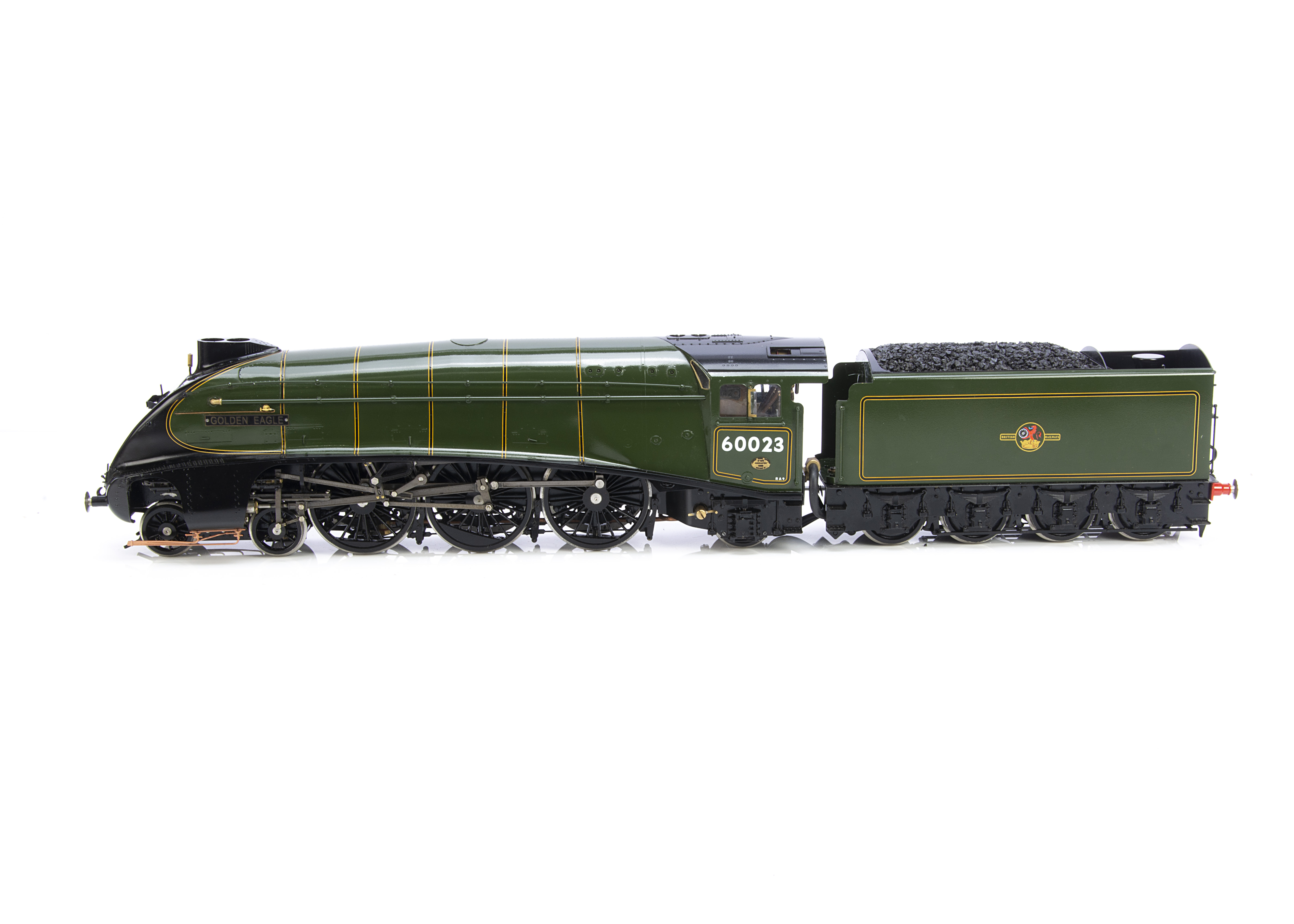 A Gauge 1 gas-fired live steam BR ex-LNER 'A4' class 4-6-2 Locomotive and Tender by Bowande, in