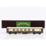 A Finescale 0 Gauge Pullman Parlour Car 'Sheila' by Golden Age Models, GAM ref 1-a, finely-made