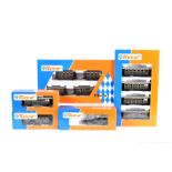 Roco H0 Gauge Bavarian Steam Tank Locomotive and Four Wheeled Coach Packs, all boxed, 43281 BB II