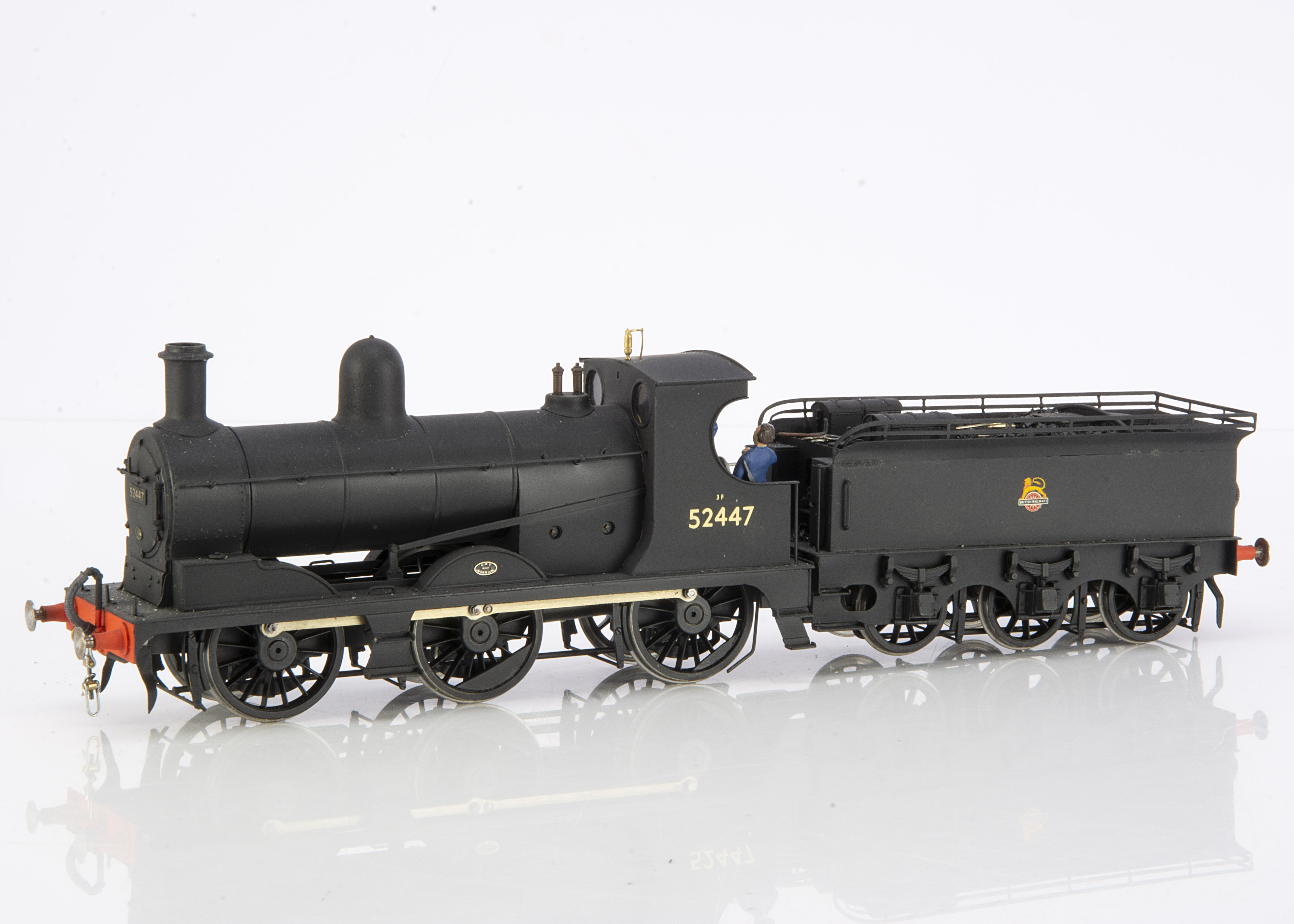 A Kitbuilt Finescale 0 Gauge BR (ex-LMS/LYR) Aspinall 3F 0-6-0 Locomotive and Tender, from an