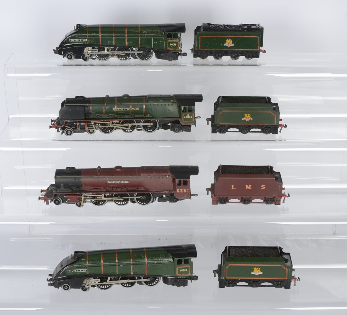 Hornby-Dublo 00 Gauge 3-Rail Tender Locomotives, LMS maroon 4-6-2 6231 'Duchess of Atholl', BR