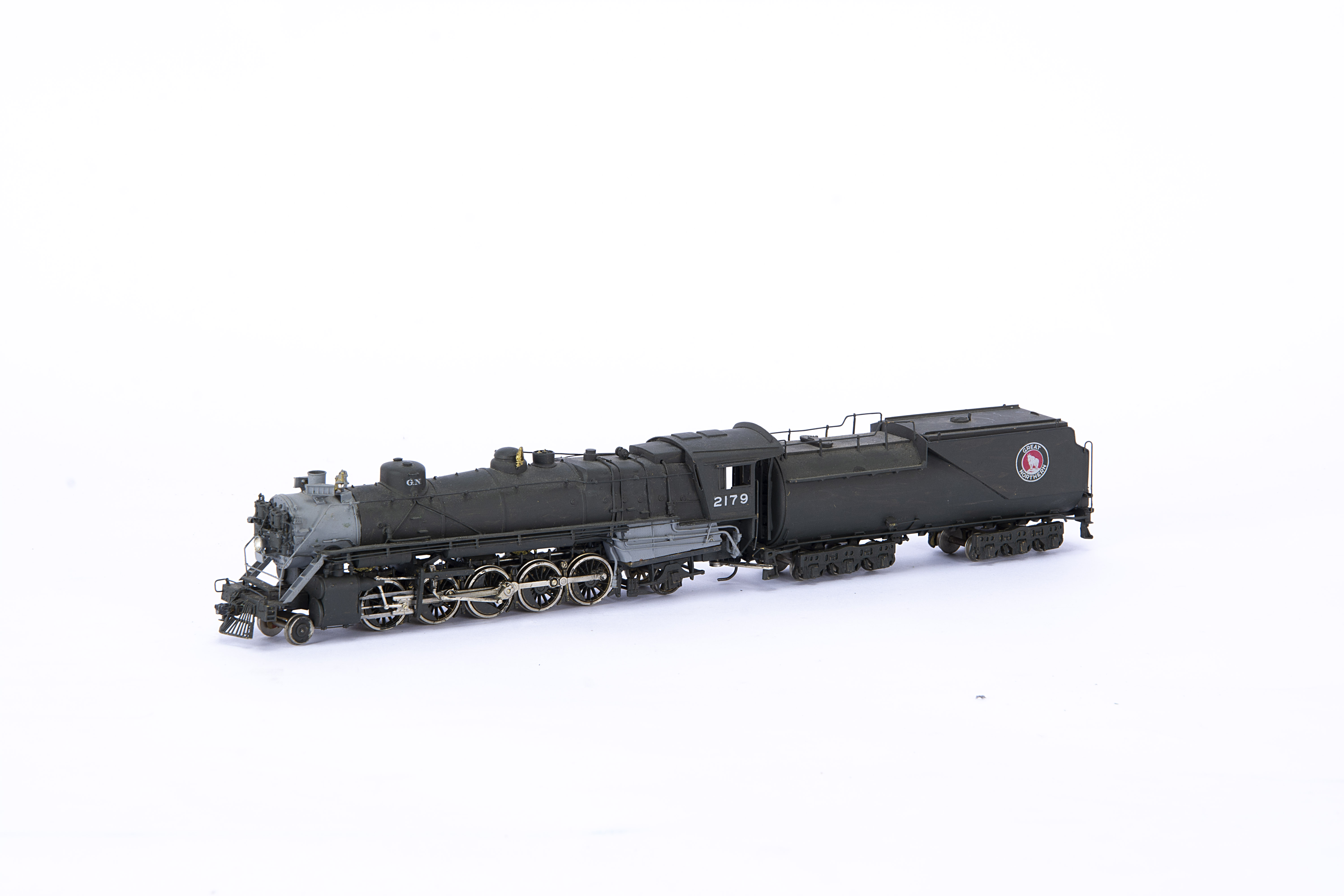 Sunset Models H0 Gauge Great Northern Q-2 HO 2-10-2, Samhongsa, Korea, painted to a fair standard,