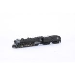 Sunset Models H0 Gauge Great Northern Q-2 HO 2-10-2, Samhongsa, Korea, painted to a fair standard,