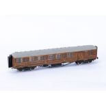 Fred Newman Finescale 0 Gauge LNER teak bogie Brake 3rd 16520, G