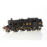 A Bassett-Lowke 0 Gauge clockwork Stanier 2-6-4 Tank Locomotive, in LMS lined black as No.2511,