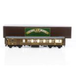A Finescale 0 Gauge Pullman Brake/3rd class Car No 78 by Golden Age Models, GAM ref 1-e, finely-made