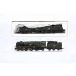 Heavily-modified Wrenn and Hornby 00 Gauge BR Southern Region Merchant Navy and Battle of Britain