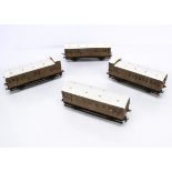 Kitbuilt Finescale 0 Gauge WLR 4-wheel Coaches, well built and painted, 1st/3rd 935, Brake 3rd