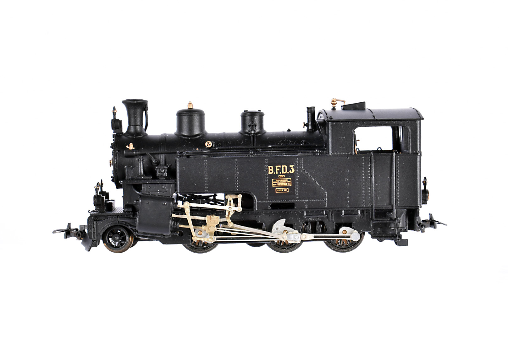 Bemo Exclusive Metal Collection H0m Gauge Steam Tank Locomotive, boxed, 1294 203 tank locomotive