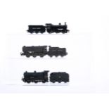 British Railways black 00 Gauge kitbuilt 0-6-0 Steam Locomotives and Tenders, Wills or similar Class
