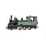 Bemo Exclusive Metal Collection 2006 H0m Gauge Steam Tank Locomotive, boxed, with literature, 1295
