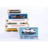 American H0 Gauge Diesel and Electric Locomotives, a boxed group, diesel examples, Proto 2000