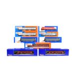 Roco H0 Gauge Continental Freight Stock, a boxed group, 46466 car transporter, 66372 (2) Gondolas,