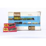 Hornby-Dublo 00 Gauge 2-Rail late issue 2034 'The Royal Scot' Passenger Train set and additional