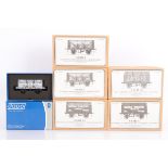 Boxed Finescale 0 Gauge Freight Stock by Skytrex, comprising three SMR1 'Phorpres Bricks' open