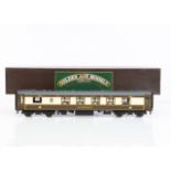 A Finescale 0 Gauge Pullman Parlour Car 'Loraine' by Golden Age Models, GAM ref 1-b, finely-made and