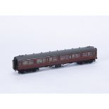 Kitbuilt 00 Gauge 4mm BR ex-GWR Hawksworth Corridor All 3rd W1721W, professionally built and painted