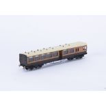 Lawrence Scale Models kitbuilt 00 Gauge 4mm LSWR Push Pull Gate 1st/3rd Coach 6544, Lawrence Scale