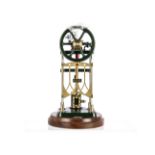 A Live Steam single-cylinder 'Ariel' Vertical Steam Engine by Cotswold Heritage Models, a decorative