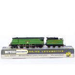 Wrenn 00 Gauge W2266 West Country Class SR green 21C103 'Plymouth', with instructions, in original