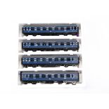 MTH Finescale 0 Gauge LMS Coronation Scot Coaching Stock Set, All 3rd - 8961, 9003, 8993 and 8950,